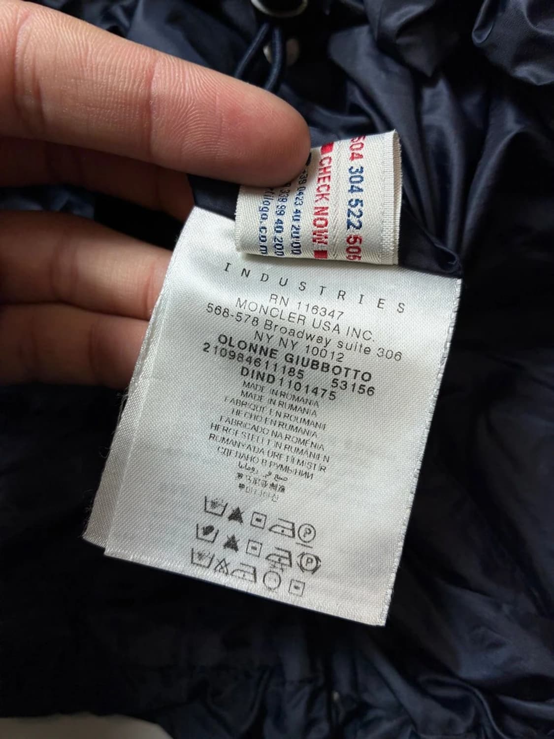 몽클레어 00's 퍼티그 후디드 단가라 자켓 PN8282 상품이미지9