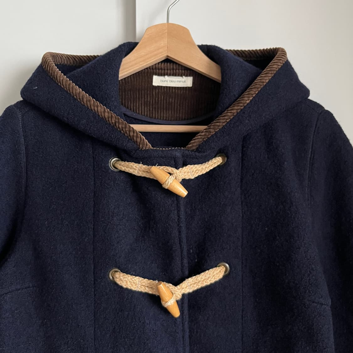 BLANC BLEU MINUIT wool 100% Duffle coat 상품이미지3