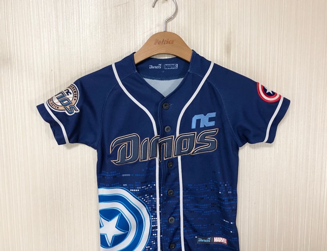 KBO NC다이노스X마블콜라보 캡틴아메리카 유니폼/져지 3A 상품이미지2
