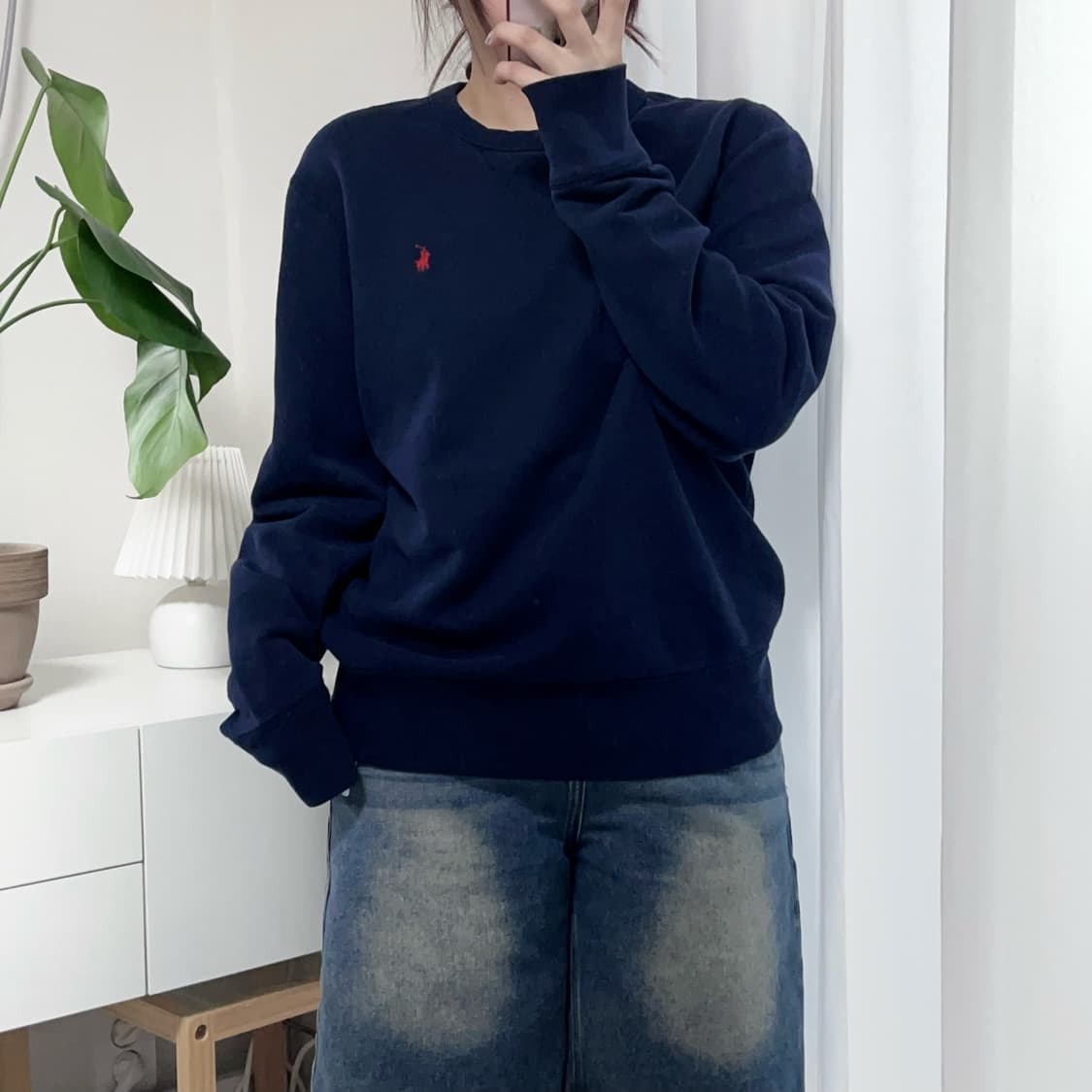 [정품] 폴로 네이비 / 레드포니 맨투맨 [ M ] 상품이미지2