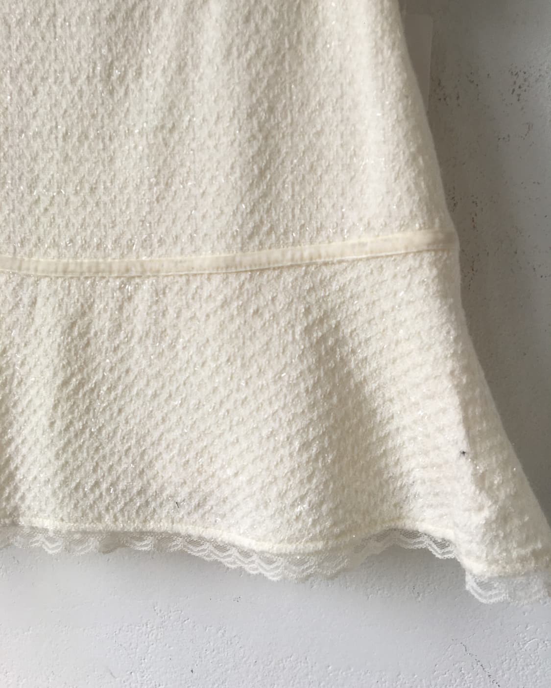 Glitter lace point mini skirt 상품이미지2