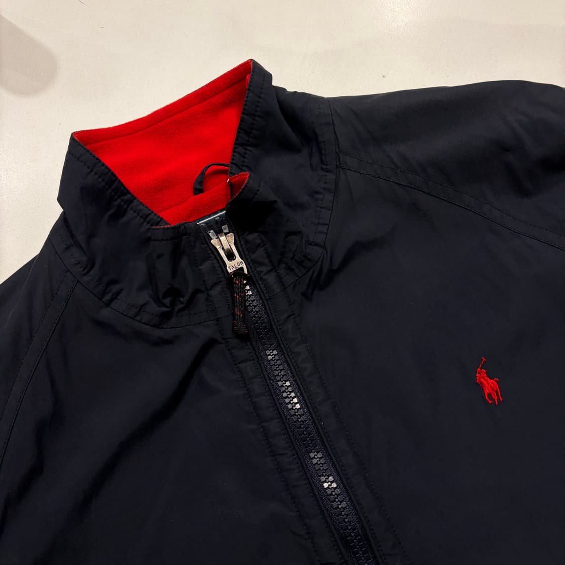 [XL] 폴로 랄프로렌 기모안감 폴리 네이비 블루종 점퍼 D536 상품이미지3