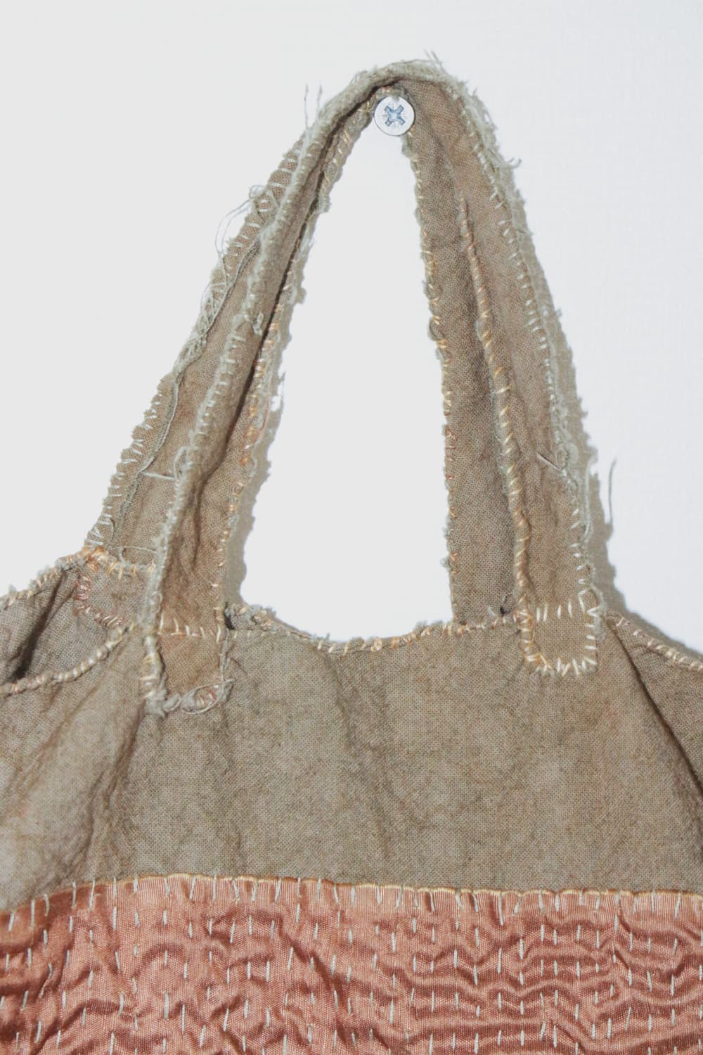 명주 손바느질 가방 상품이미지5