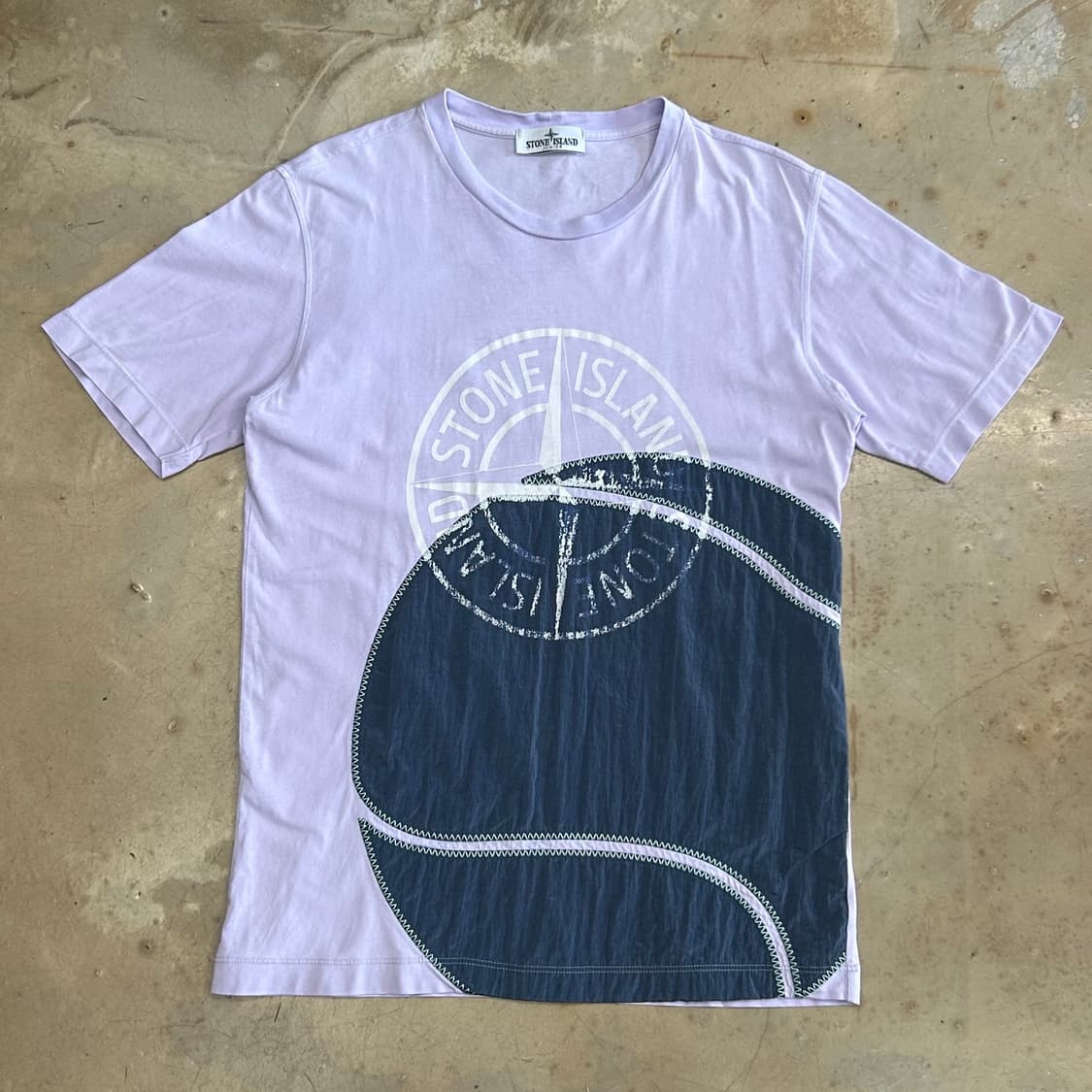 14 스톤아일랜드 프린트 퍼플 반팔티 상품이미지2