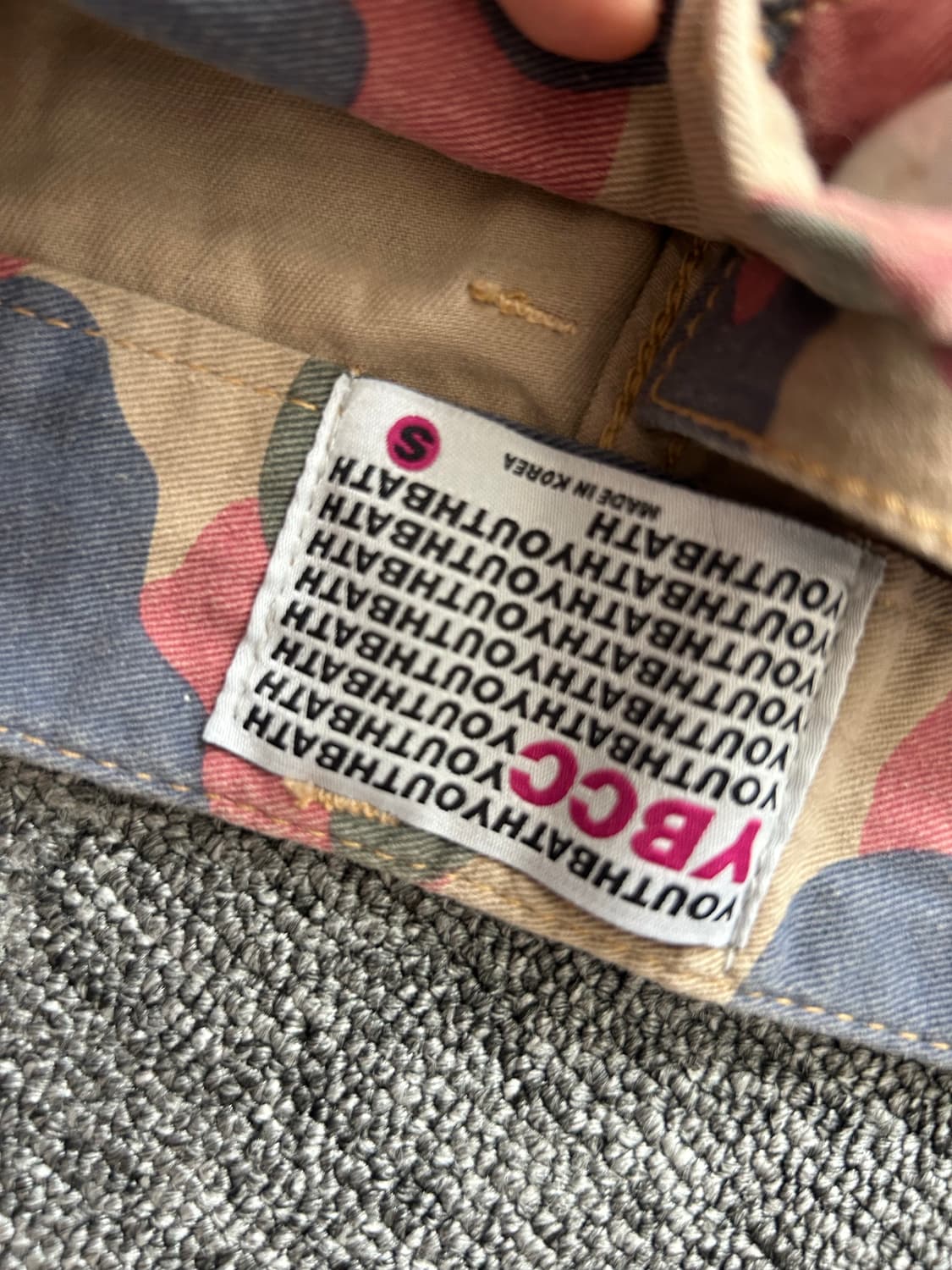 카모 카고 바지 -S 상품이미지4