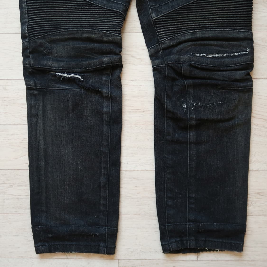 발망 블랙 바이커 진 상품이미지4