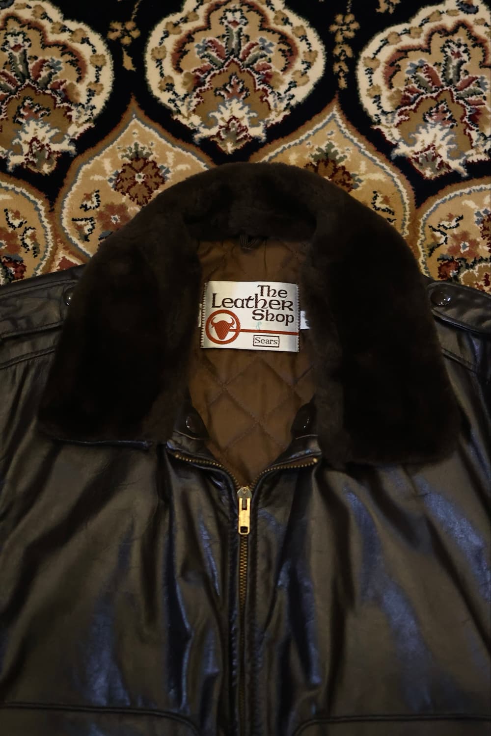 70s 시어스 G1 레더 봄버 자켓 made in USA 상품이미지2
