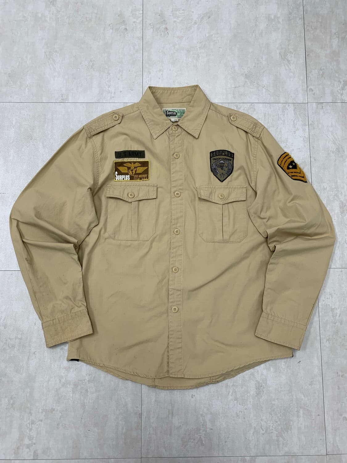 Surplus 진베이지 셔츠 #215 상품이미지1