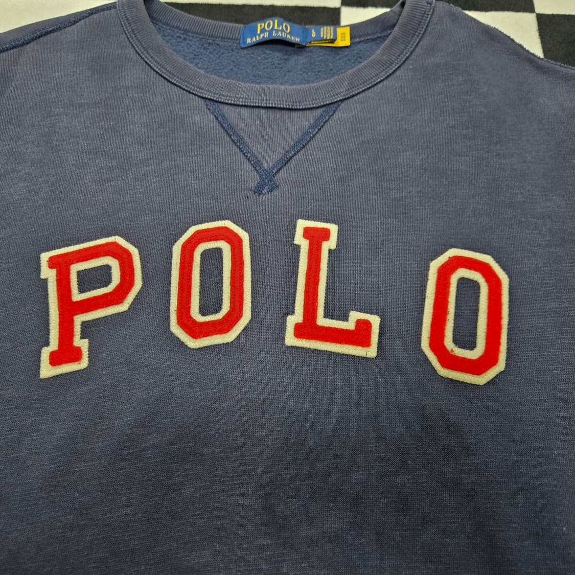 L 폴로랄프로렌 아치 스펠아웃 스웻셔츠 피그먼트 네이비 상품이미지2