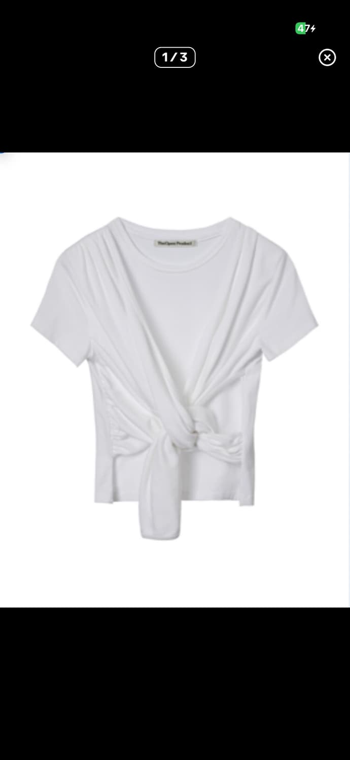 더오픈프로덕트 training baby tee 상품이미지1