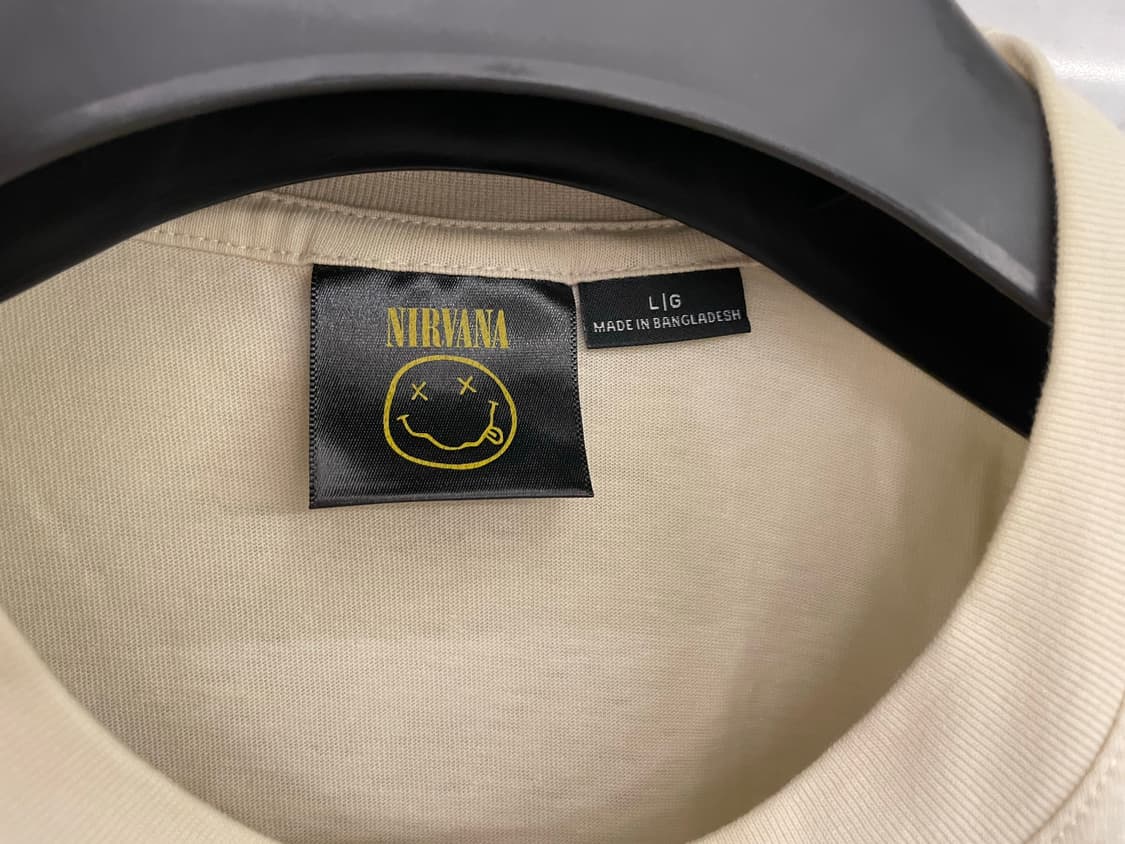 너바나 밴드티 상품이미지2