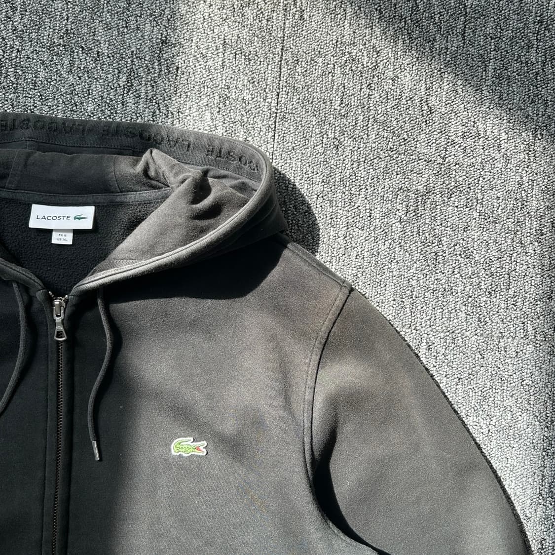 라코스테 자수로고 기모 후드집업  상품이미지4