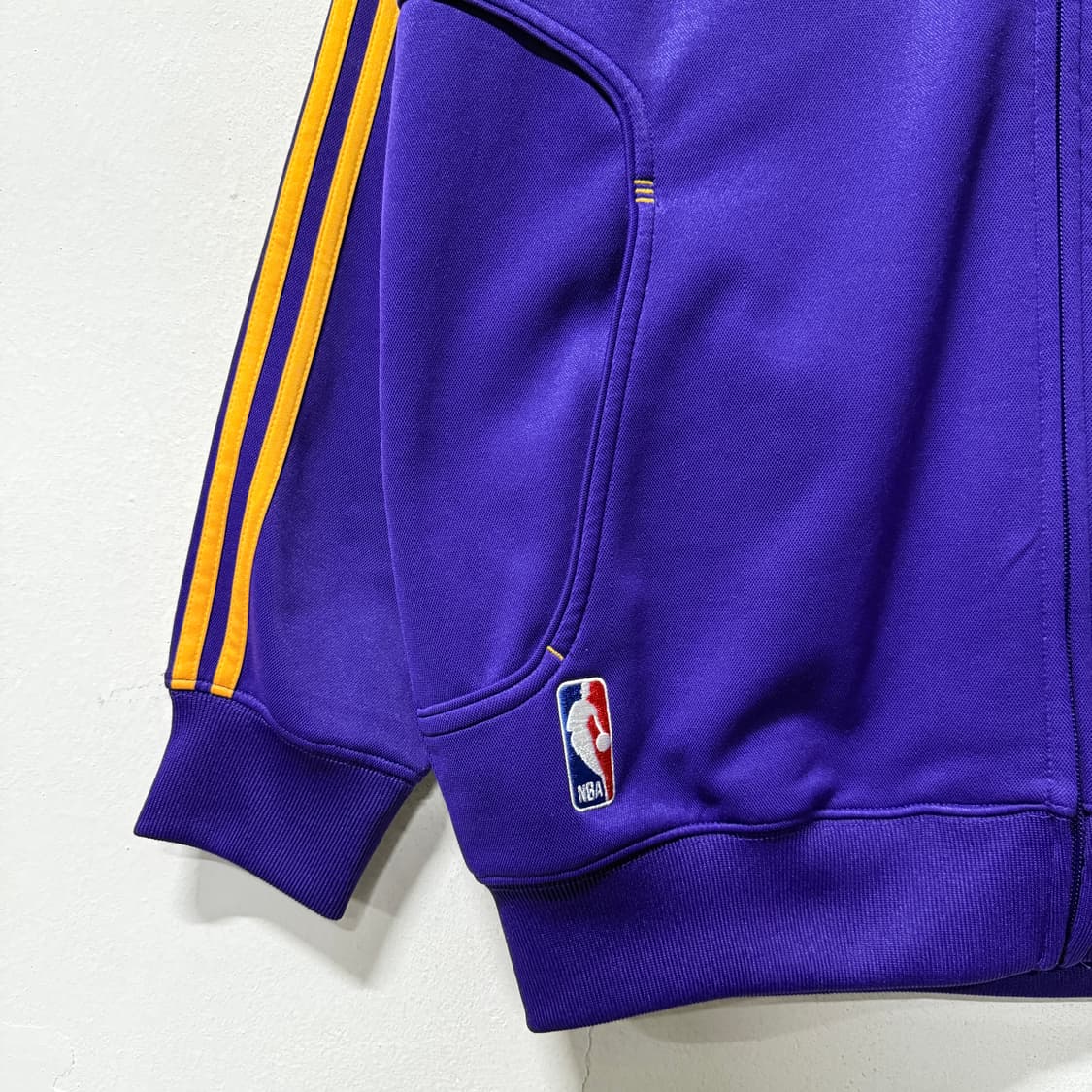아디다스 x NBA LA 레이커스 올드스쿨 후드 집업 져지 자켓 상품이미지5