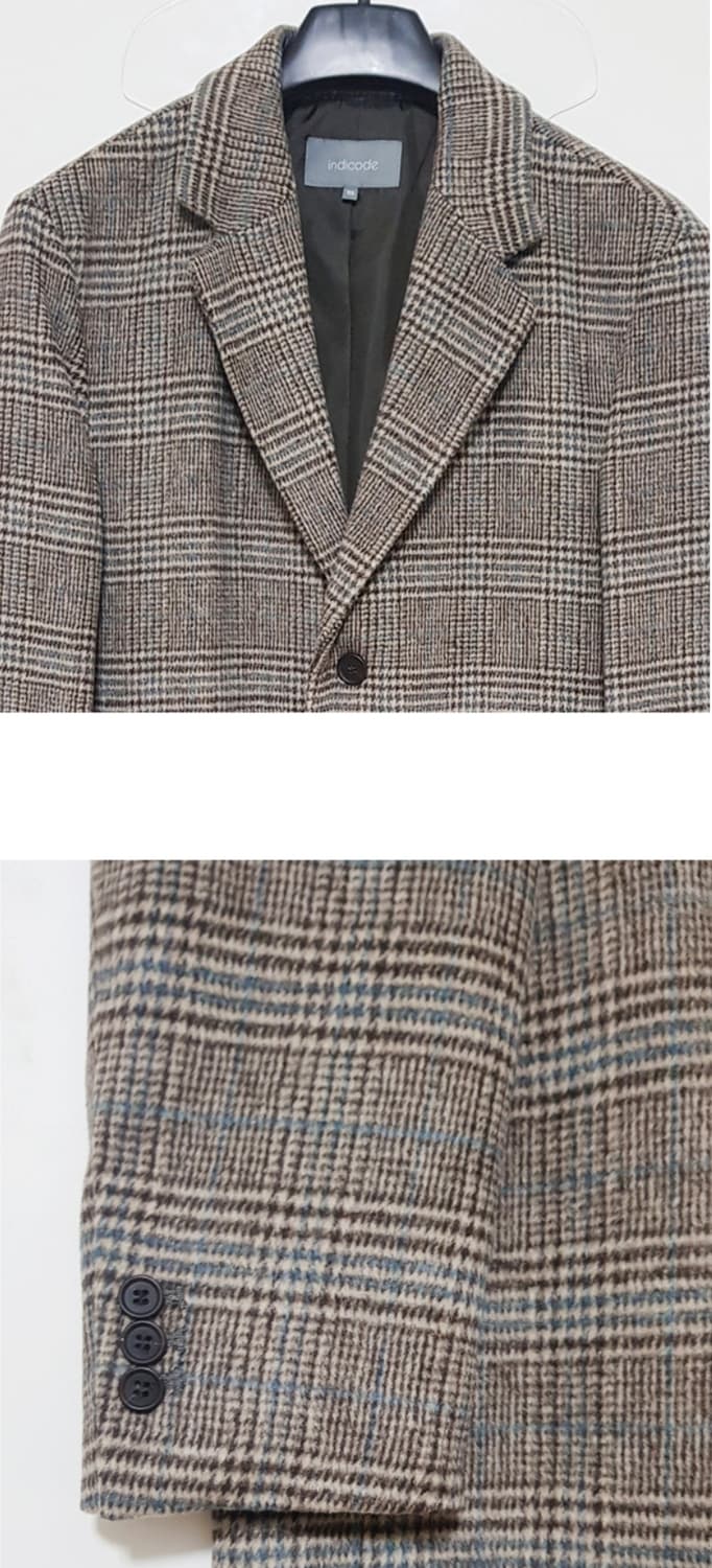 인디코드 울 혼방 코트 2개 105사이즈 상품이미지2