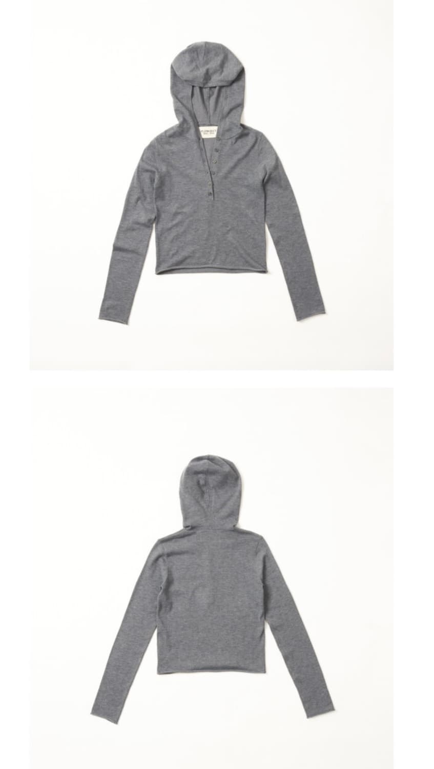 플리즈프로젝트 오픈 후디 OPEN HOOD KNIT 상품이미지5