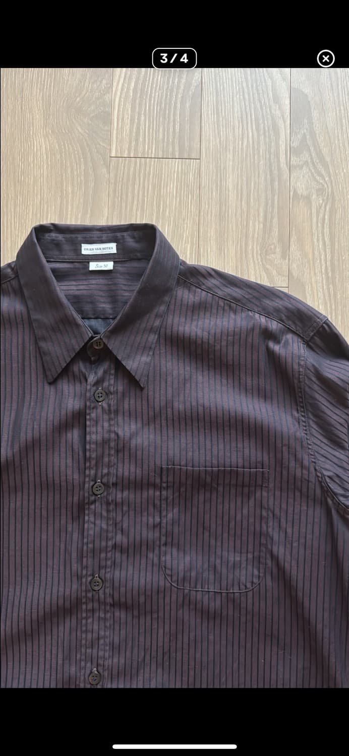 드리스반노튼 스트라이프 셔츠 상품이미지3