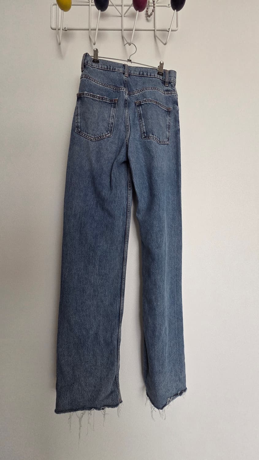 ZARA 와이드 청바지 연청 24 상품이미지4