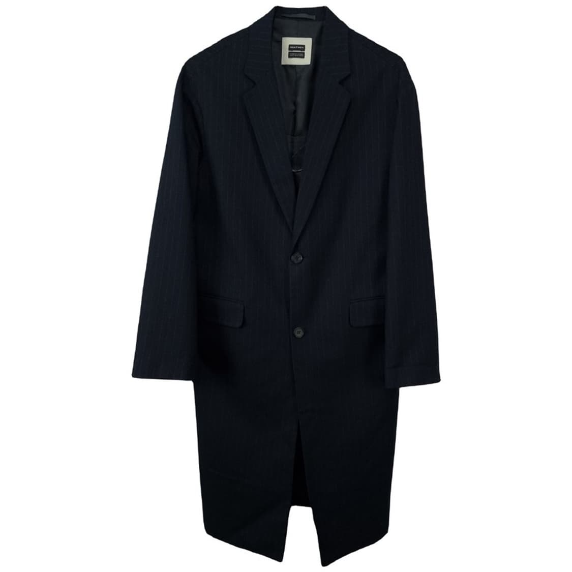 [빈티지] 스트라이프 싱글 롱 코트 M19859 상품이미지2