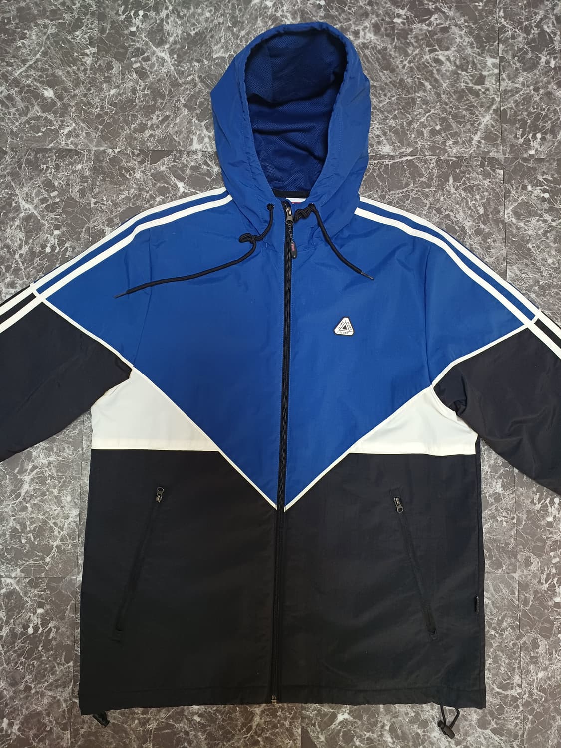 플루크(FLUKE) 배색 후드 바람막이 자켓 L  상품이미지1