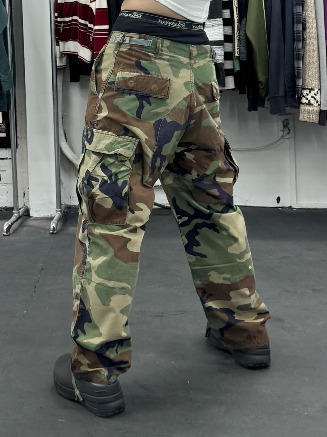 VTG 밀리터리 카모 립스탑 카고팬츠 상품이미지5