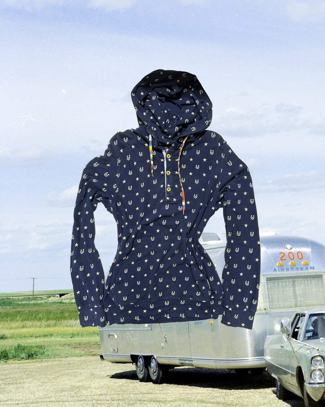 네이비 멀티 버튼 후디 상품이미지1