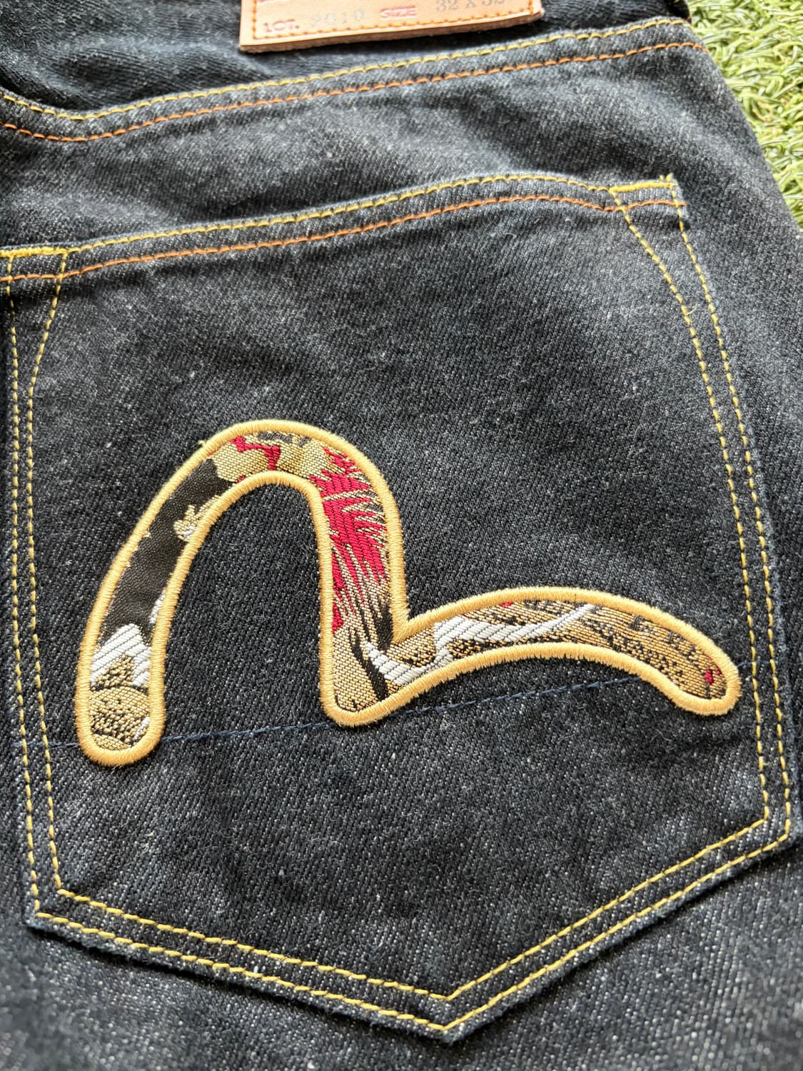 일본 일판 에비수 흑청 데님진 청바지 상품이미지2