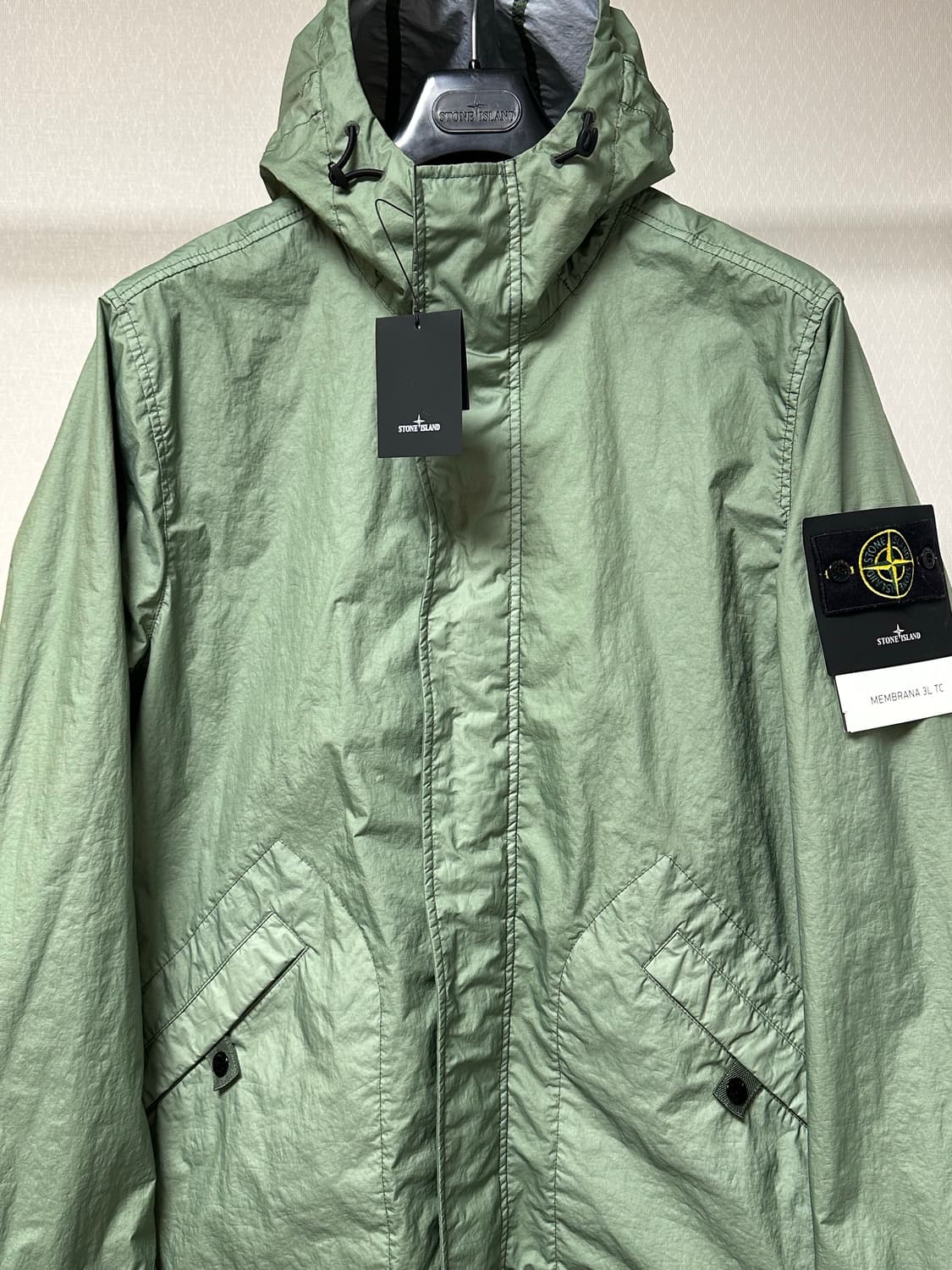 스톤아일랜드 멤브라나 브리더블 워터 자켓 XL(105-110) 국내판 상품이미지1