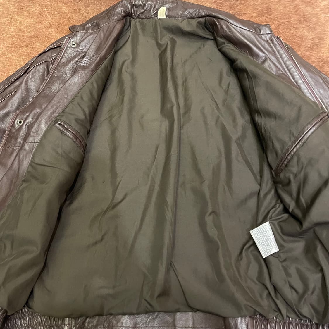 90's vintage leather jacket 상품이미지7