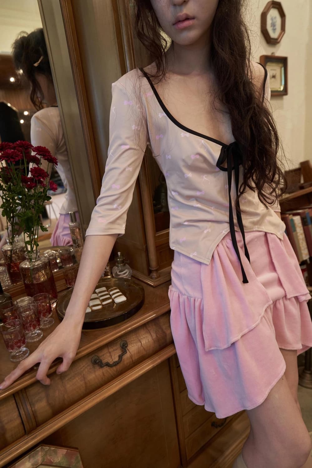 카나제이 candy printing strap top 상품이미지5