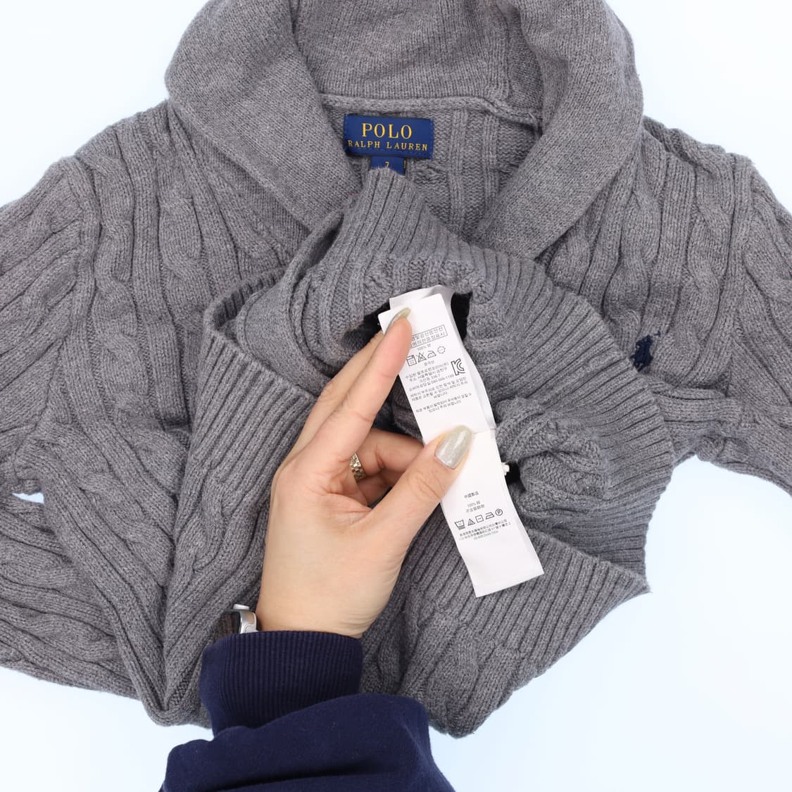 [7] 폴로 랄프로렌 키즈 꽈배기 케이블 니트 가디건 0114J 상품이미지6