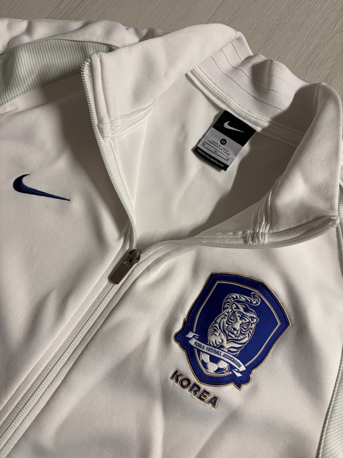 나이키 대한민국 국대 트랙탑 화이트 블루 상품이미지2