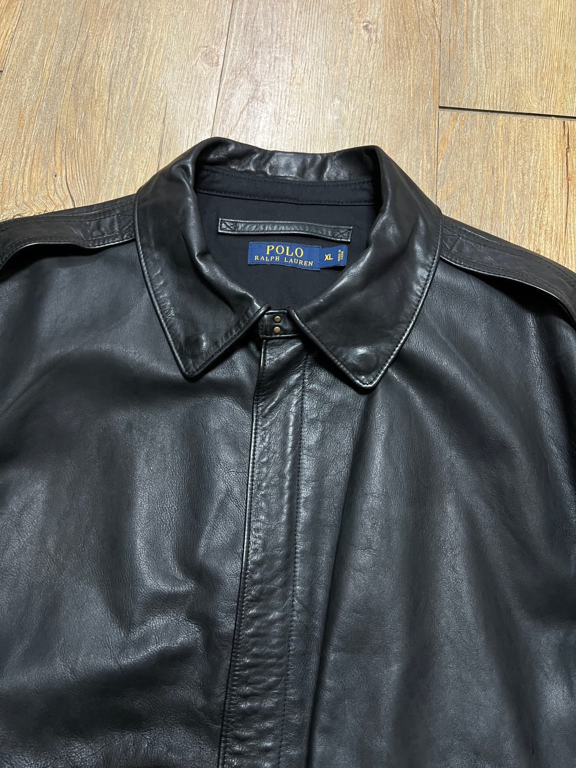 택포65) 폴로 랄프로렌 A-2자켓 카우하이드 XL 소가죽 a2 상품이미지3