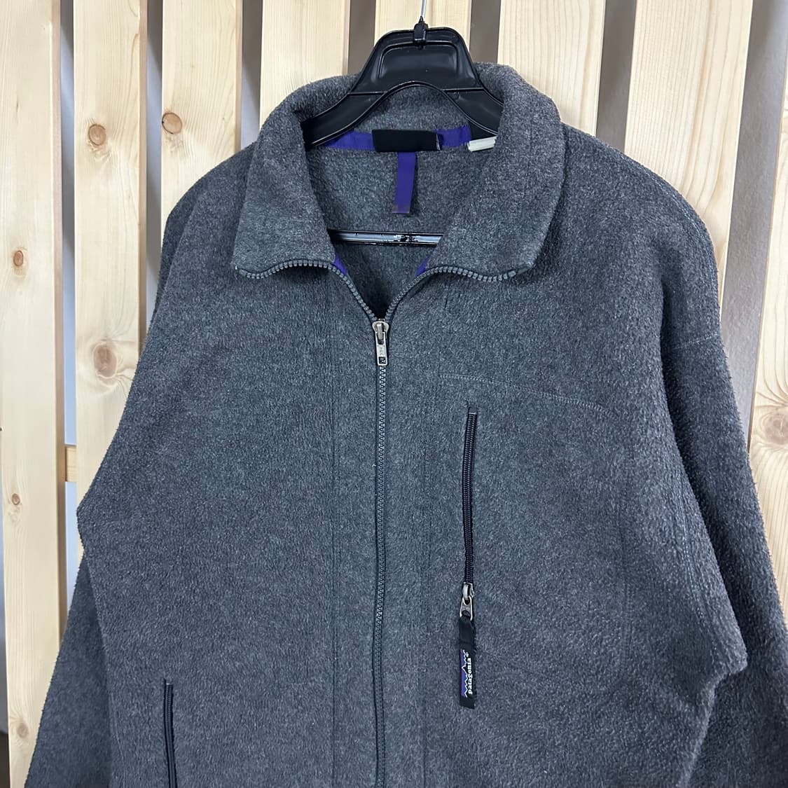 (S) 파타고니아 차콜 후리스 자켓 플리스 집업 상품이미지4