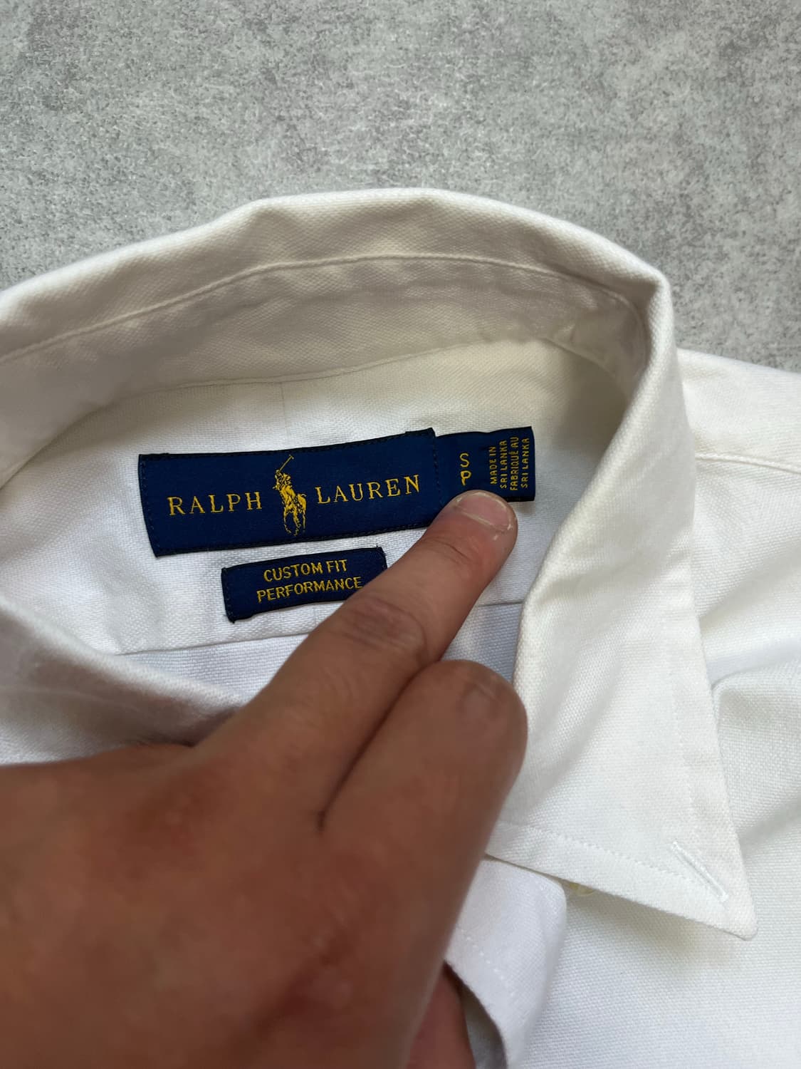 S) 폴로 화이트 셔츠 상품이미지3