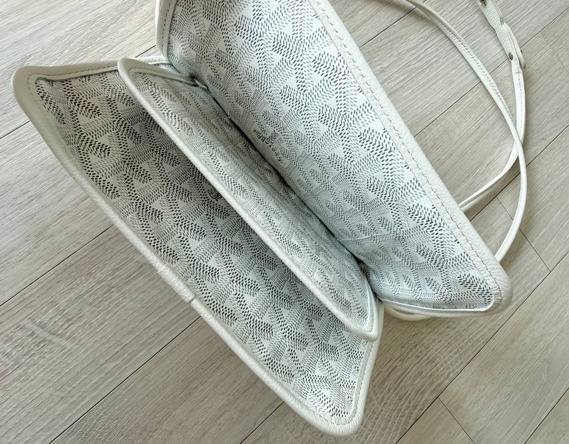 고야드 플뤼메 화이트 판매 상품이미지6