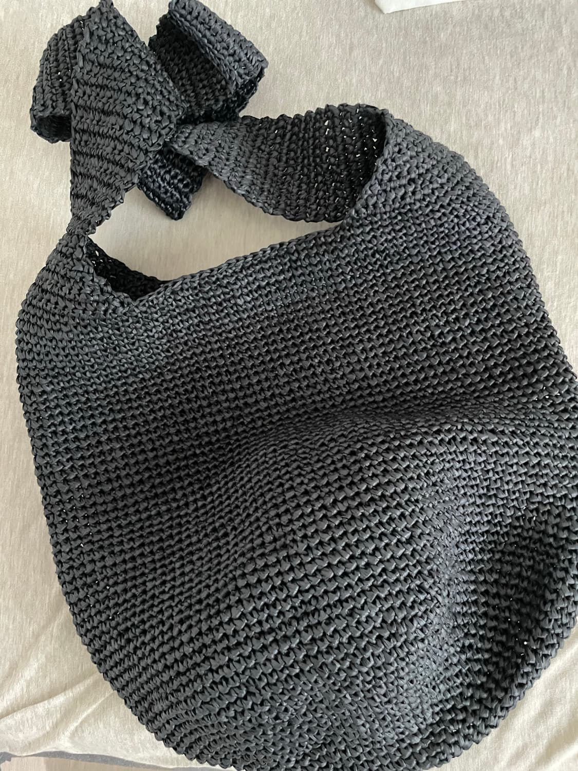 모이아 moia 25ss  knit bag black new 상품이미지6