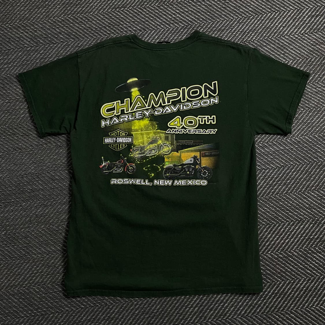 할리데이비슨 USA 오리지널 로스웰 뉴멕시코 반팔 티셔츠o 4658 상품이미지1