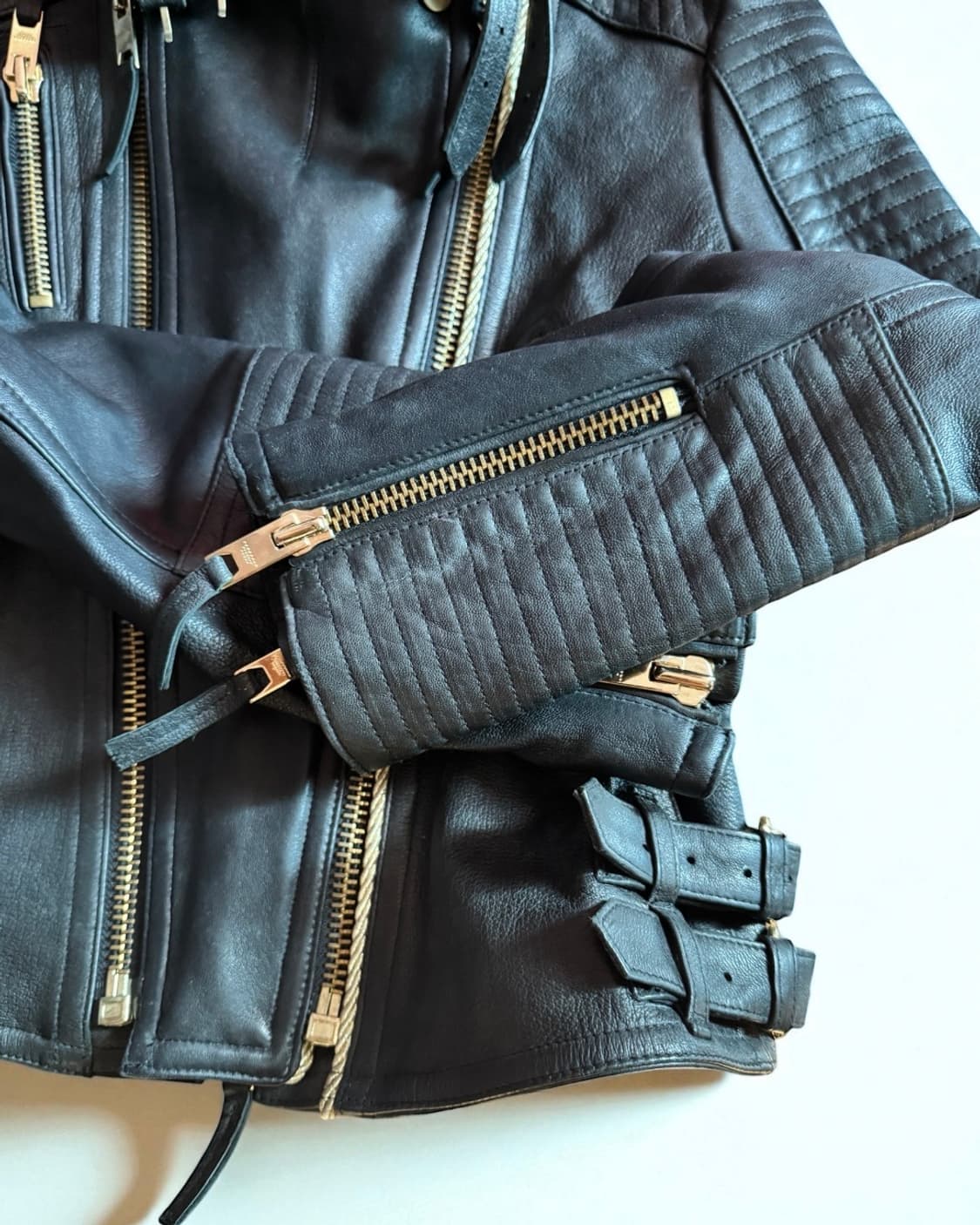 양가죽 라이더 자켓 상품이미지4