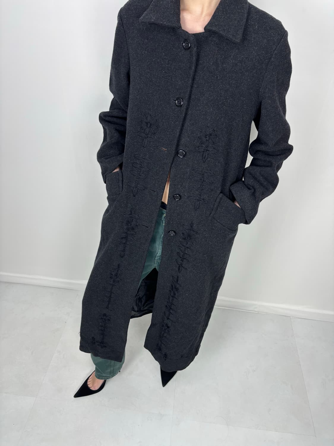 FLORAL ORIENTAL LONG COAT 상품이미지2