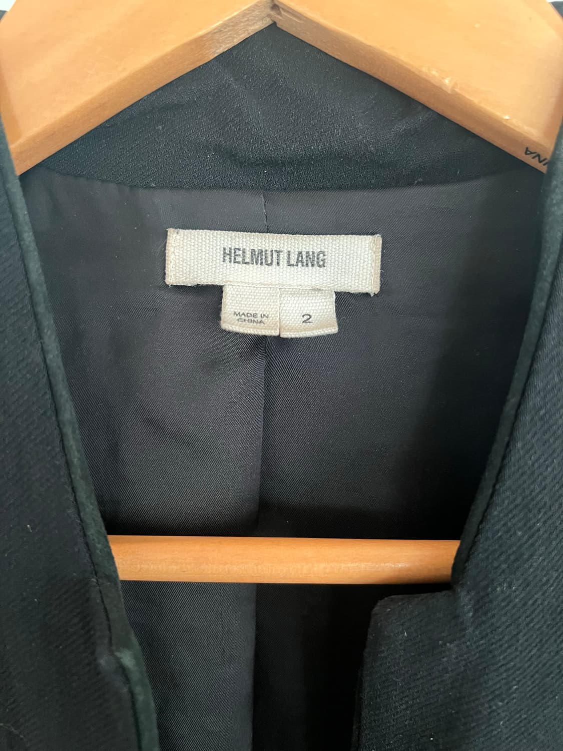 Helmut Lang 블랙 블레이저 상품이미지2