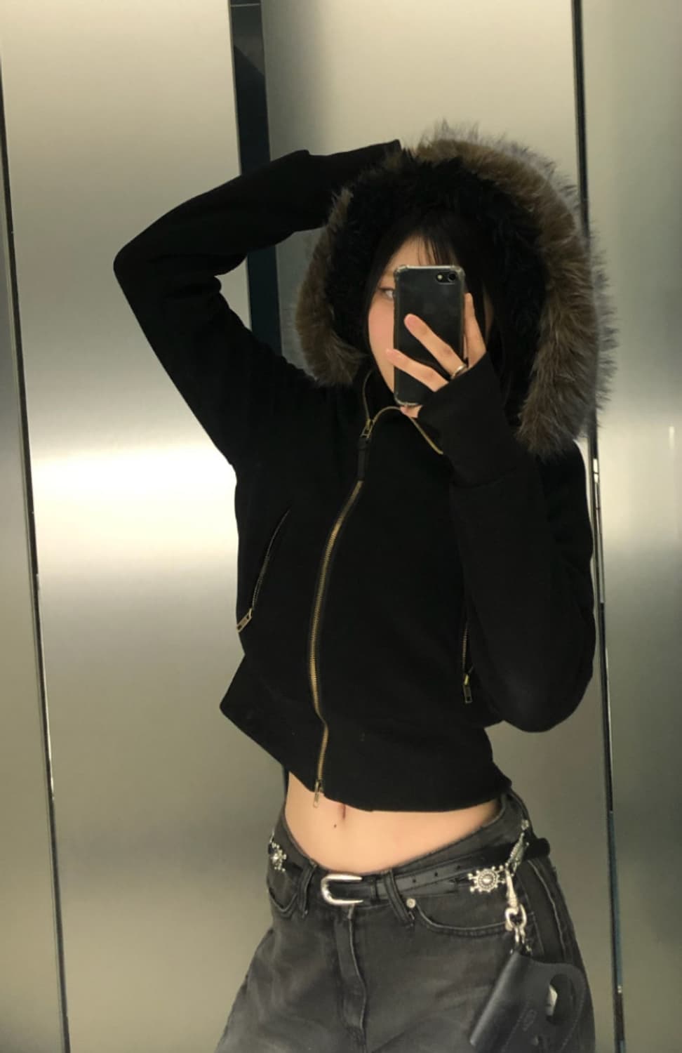 급처) Tundra Fur Hood ZipUp 상품이미지4