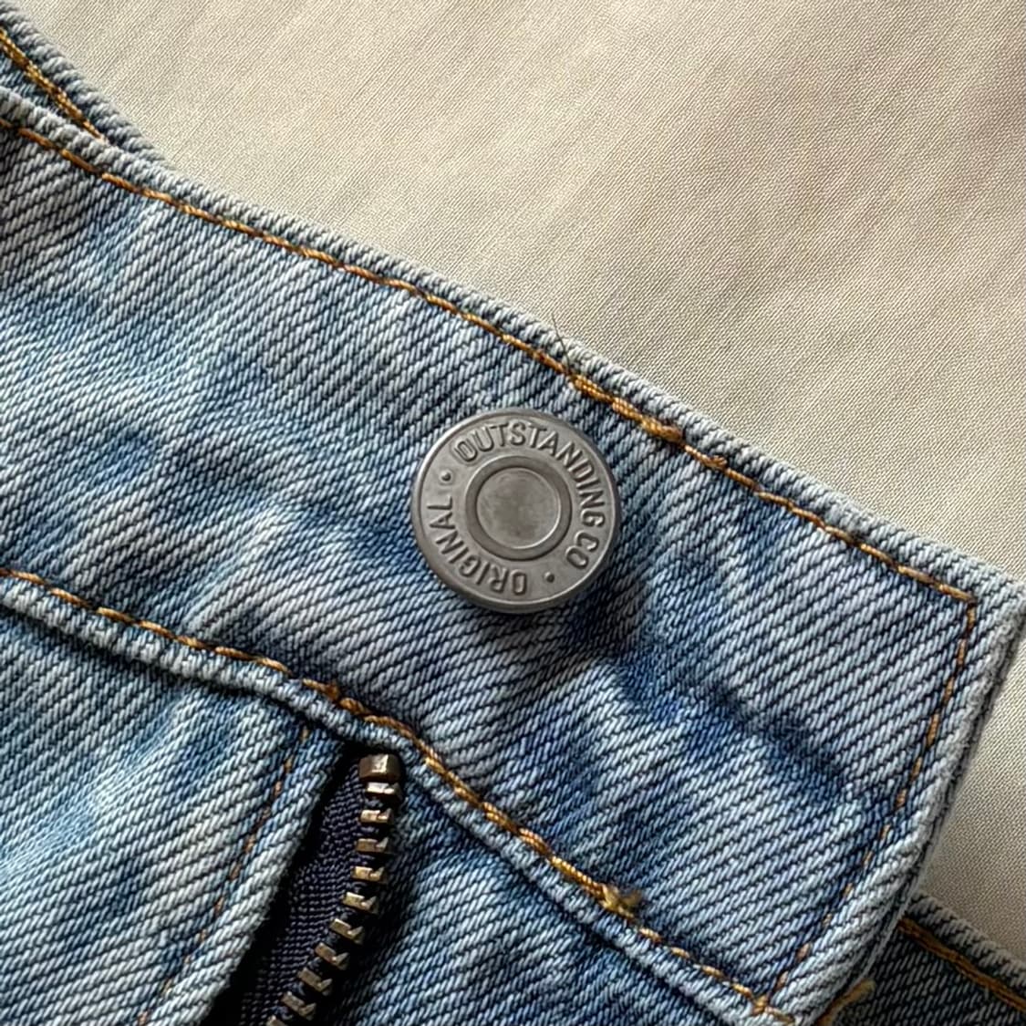 [34] OUTSTANDING 원턱 데님 쇼츠 상품이미지5