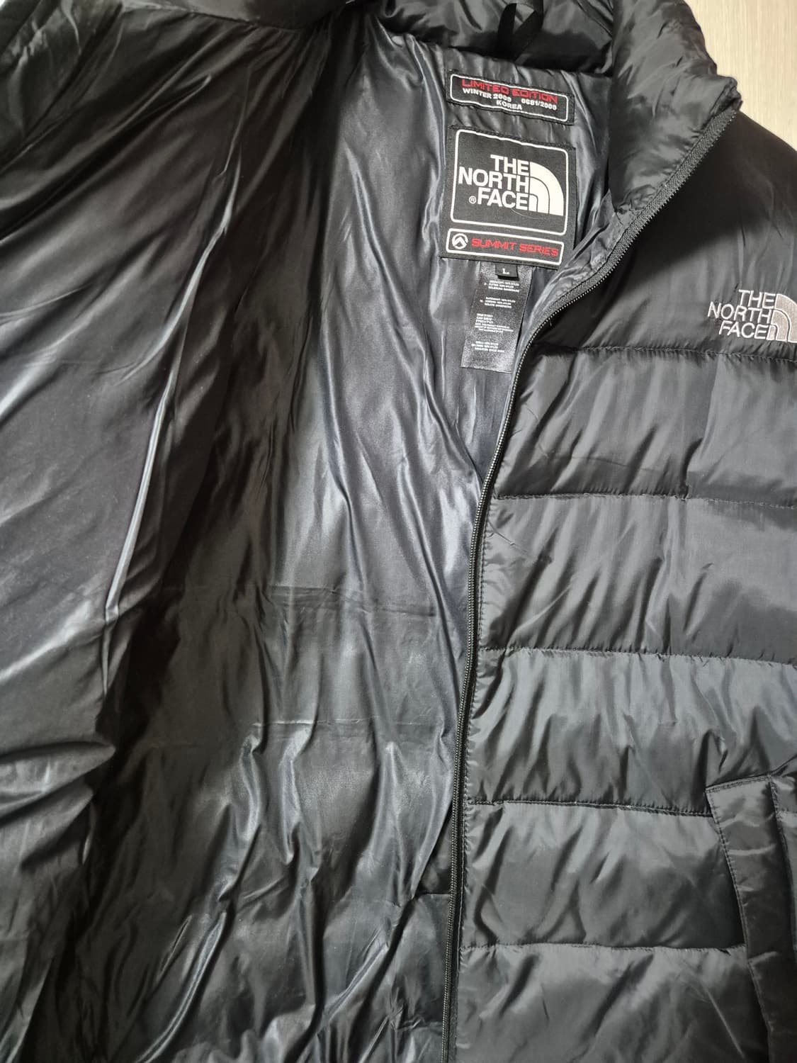 노스페이스 700 LTD 구스다운 패딩 라지 남성 블랙 상품이미지7