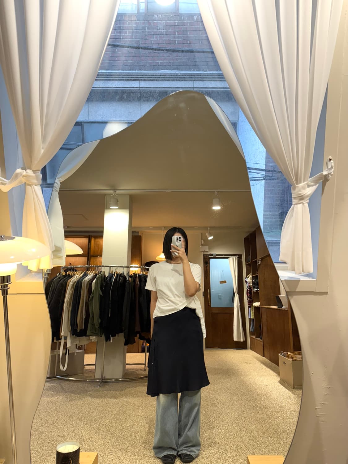miu miu 미우미우 버튼 스커트 상품이미지2