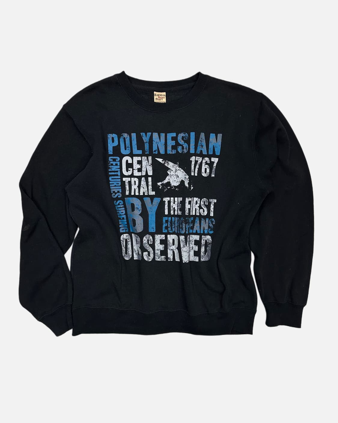 grunge hawaiian lettering sweatshirt 상품이미지1