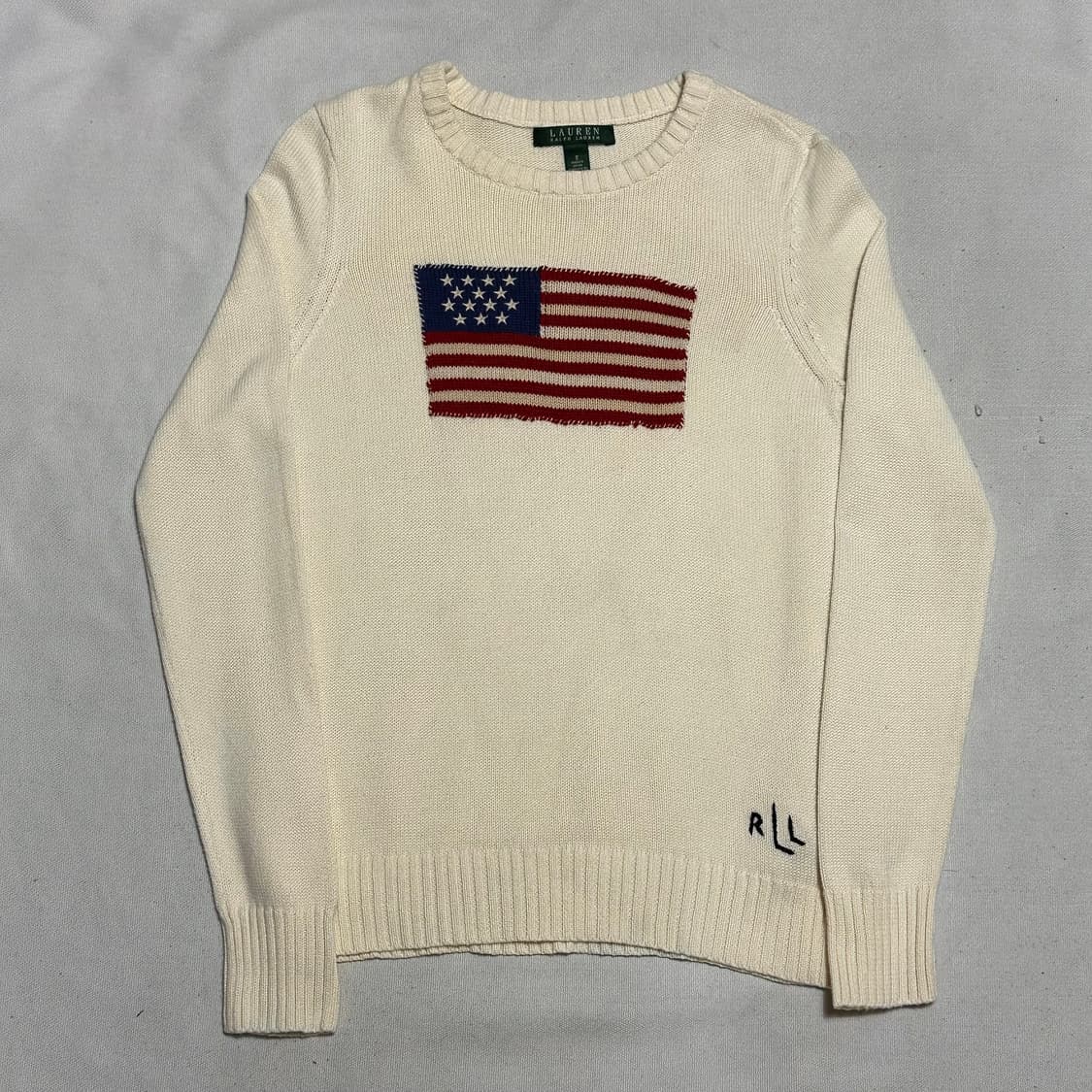 S 폴로랄프로렌 성조기 코튼 니트 상품이미지2
