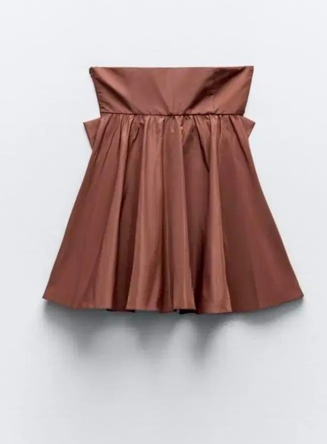 새상품 자라 zara dress 리본 미니 원피스 M 상품이미지3