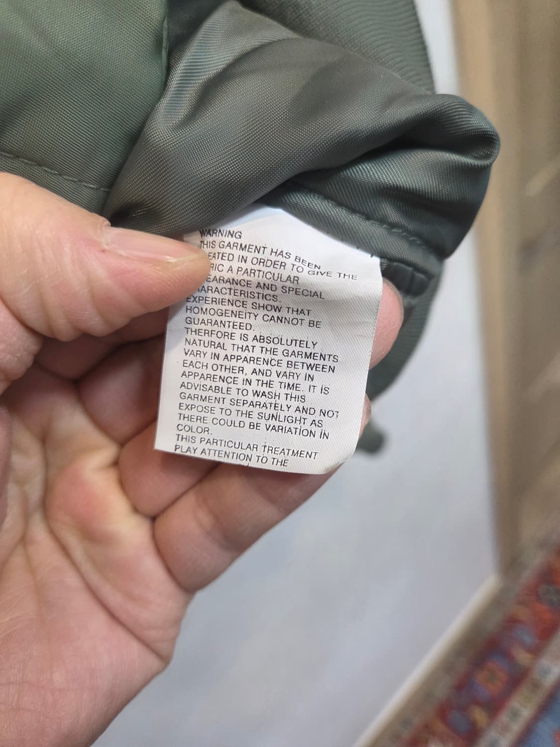 알파인더스트리 x Larne 마원 항공 자켓 s 가을 초겨울  상품이미지4