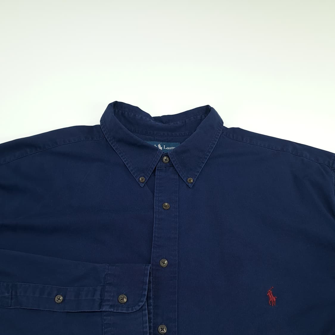 CN752 3XLT 폴로 랄프로렌 네이비 긴팔 셔츠 남방 상품이미지3