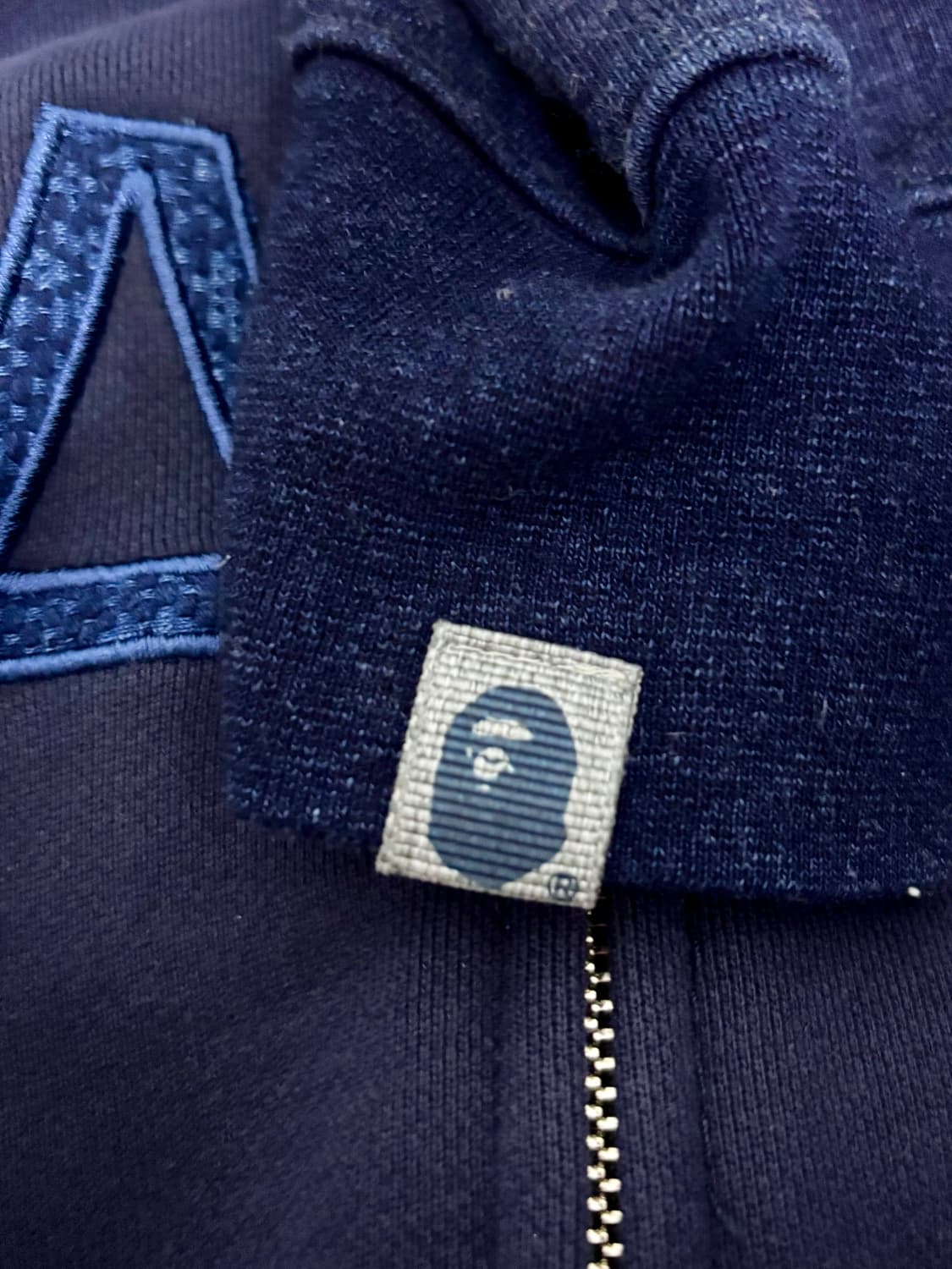 한정판 베이프 Sashiko Camo Relaxed Fit 후드집업 상품이미지6